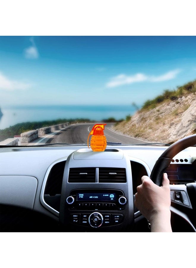 NG New Galaxy 794-519 AuraPure Lemon Air Freshener - Long-Lasting Fresh Scent Fragrance for Car Dashboard, Office, Home, Bedroom & Bathroom. 100% Leakproof Grenade Design Perfume - All-Weather Performance Odor Neutralizer & Travel-Ready Social Centerpiece - Image 2